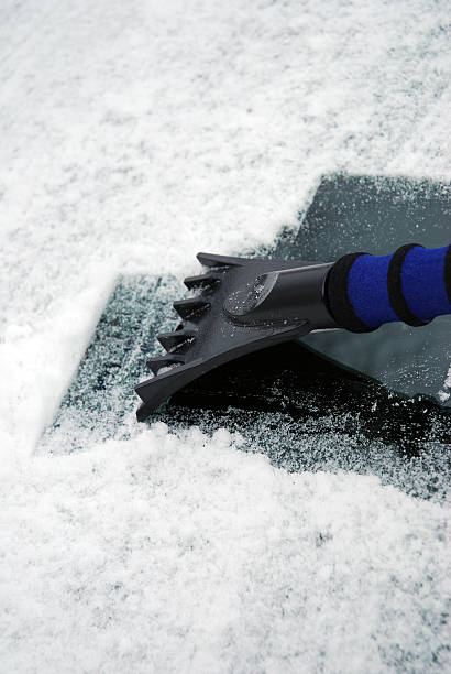 istock Winter driving - snow and ice removal 92619186