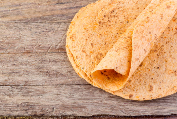 istock tortilla  on wooden table 926200286