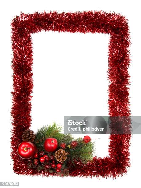 Boże Narodzenie Dekoracyjne Ramki - zdjęcia stockowe i więcej obrazów Bez ludzi - Bez ludzi, Białe tło, Biały