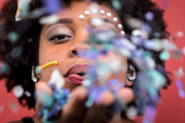 istock Woman Celebrating Life With Confetti 926203566