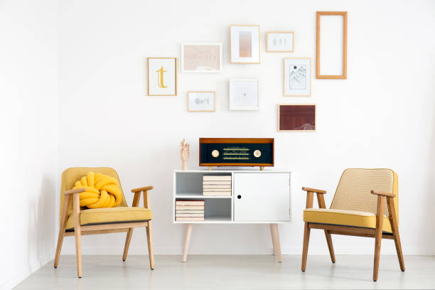 istock Vintage armchairs in living room 926205014