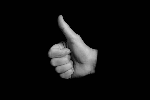 istock ok sign - hand gestures on a black background 926208518