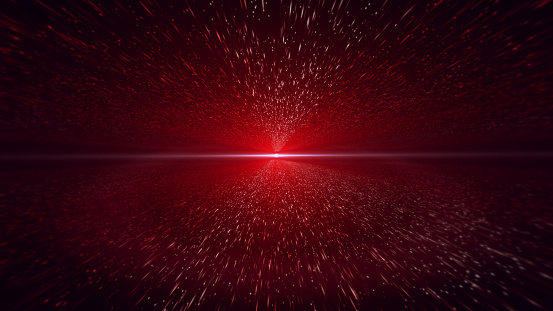 Space, Copy Space, Digital Animation, Red