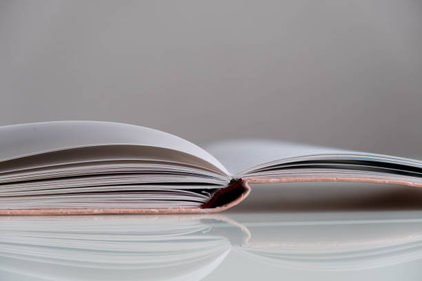 istock Education and wisdom concept - open book and copy space. Back to school. reading concept. opened empty notebook. exam preparation, writing utensils. pencil. 926215360