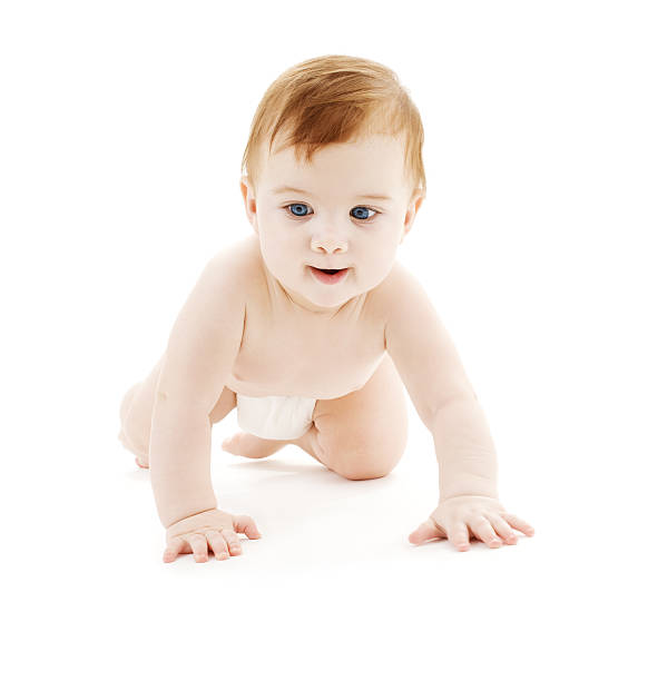istock crawling baby boy in diaper 92621805