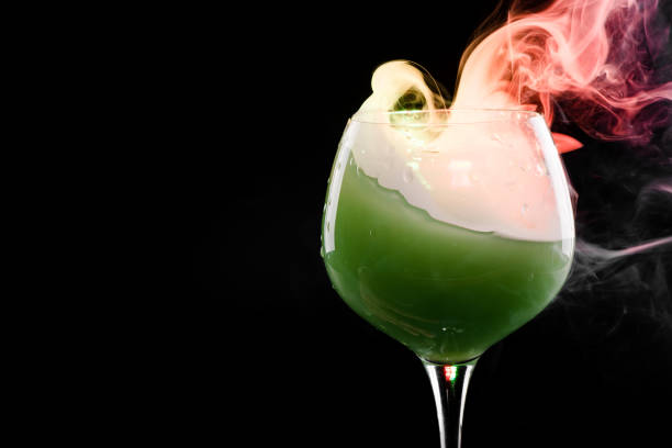 istock Wine glass with smoke inside and out 926220546