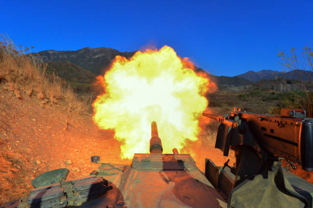 The moment the cannon fire