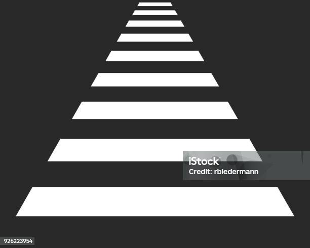 Cross Walk Stock Illustration - Download Image Now - Zebra Crossing, Crosswalk, Vector