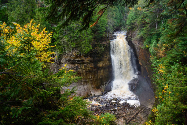 istock Miners waterfall in pictured rocks Munising 926230788