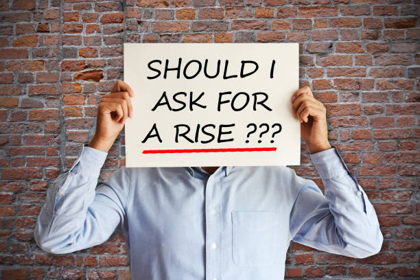 istock Salary increase or negotiation concept with employee asking “should I ask for a rise” 926234616