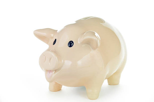 istock Piggy Bank Against White Background 92623550