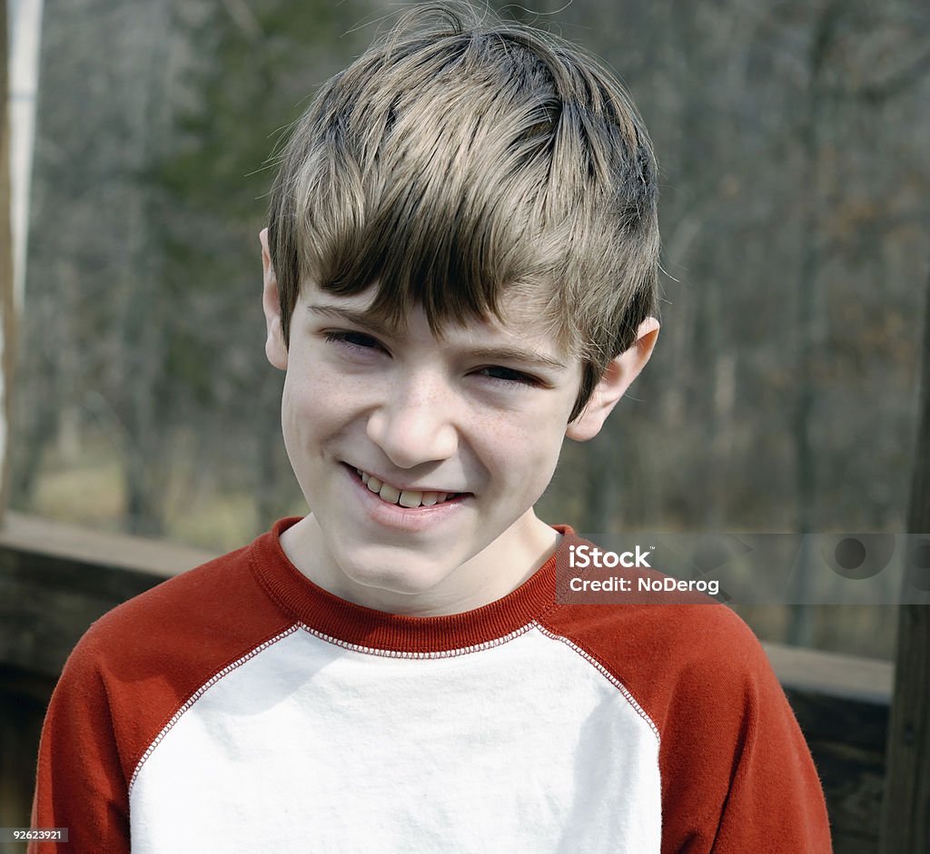 Menino sorridente. - Royalty-free 10-11 Anos Foto de stock