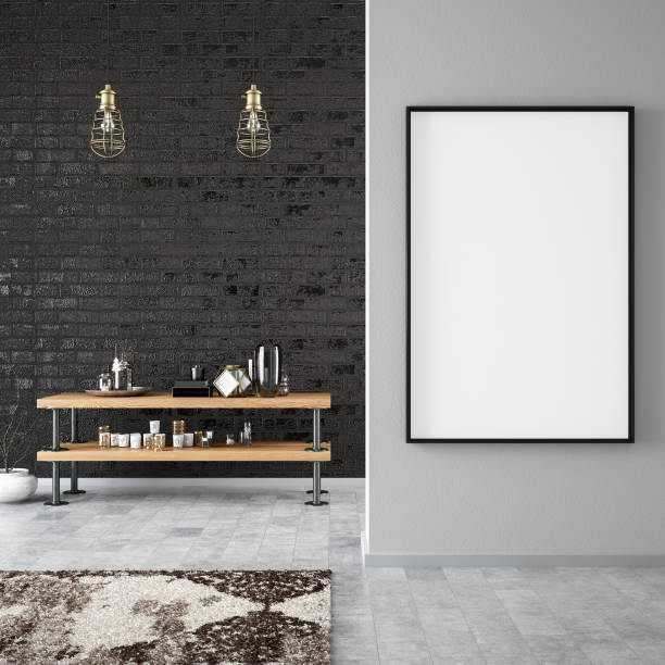 istock Mockup Frame in Living Room 926239502