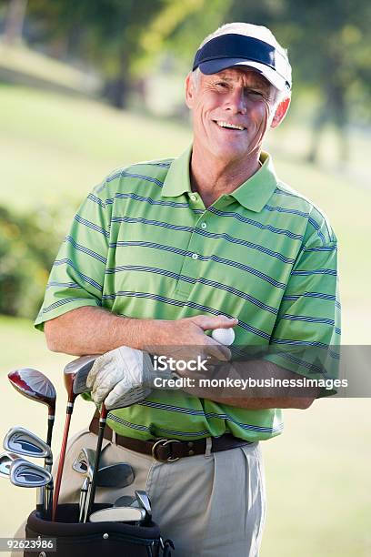 Portrait Of A Male Golfer Stock Photo - Download Image Now - Golfer, Senior Adult, Golf