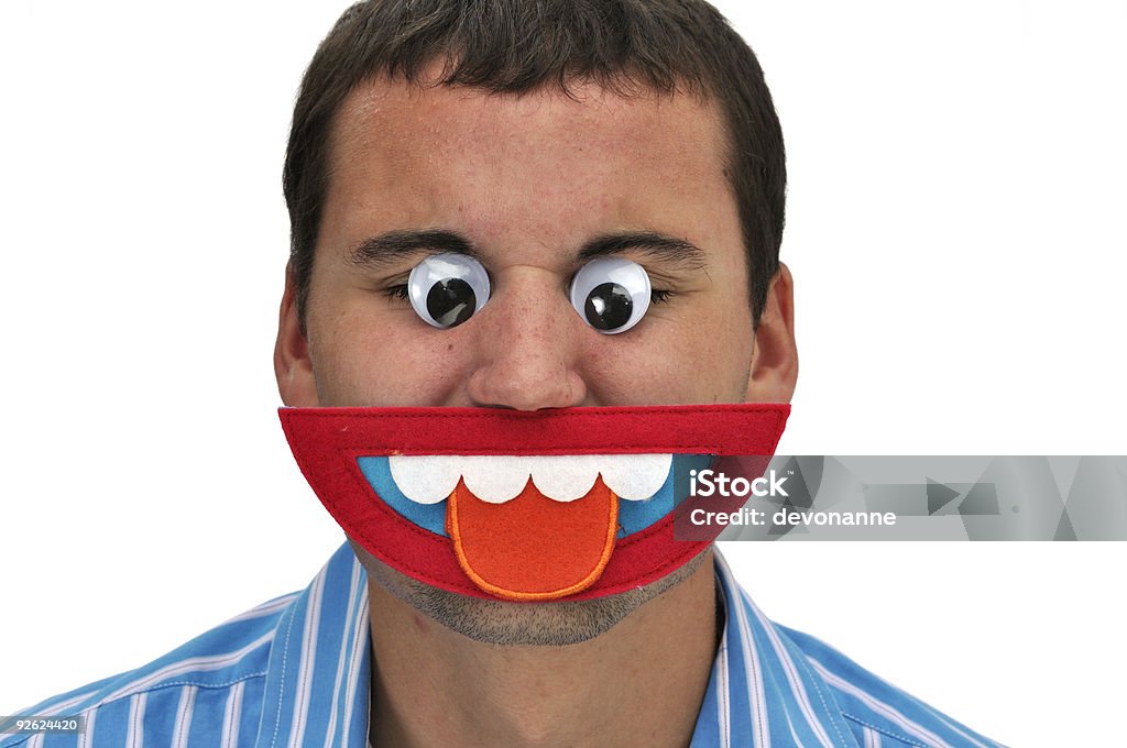 Big Mouth Funny Face With Googly Eyes Stock Photo - Download Image Now -  Color Image, Eye, Fun - iStock