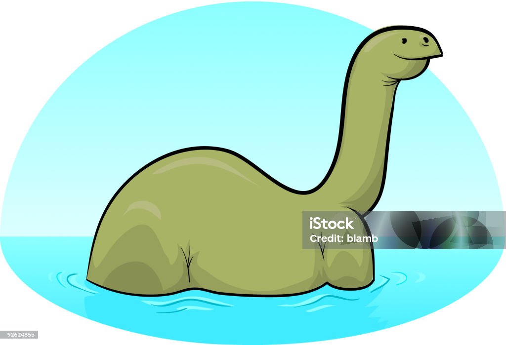 Dinosaure - clipart vectoriel de Animal disparu libre de droits