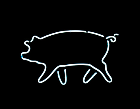 P for Pig Coloring Page