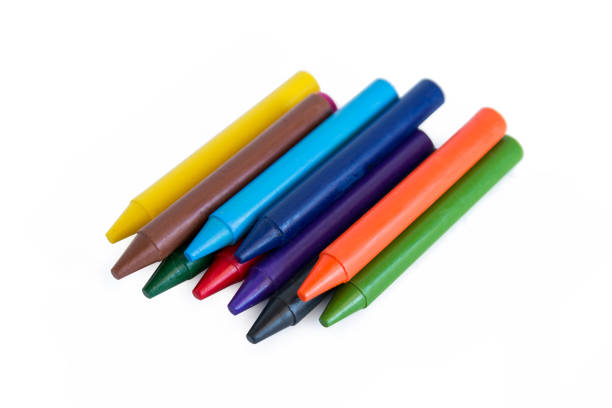 istock Colorful wax crayons isolated on white background. clipping path 926278420