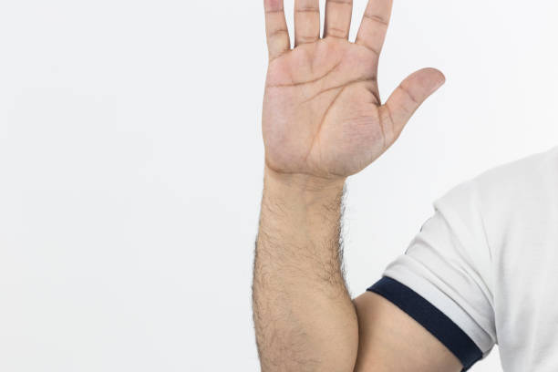 istock Hand showing sign on white background 926293146