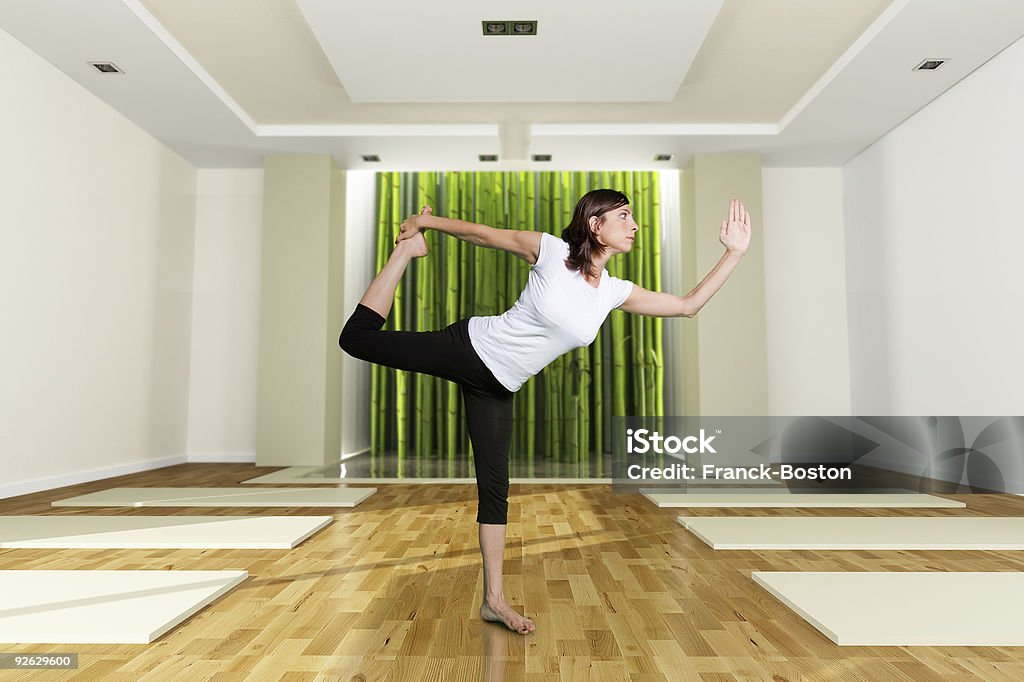 Yoga pose  Adult Stock Photo