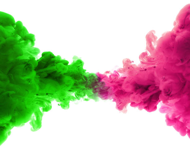 istock Acrylic colors and ink in water. Abstract background. Isolated. 926307880