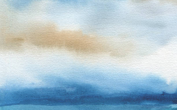 istock Abstract watercolor brush strokes painted background. Texture paper. 926307882