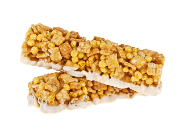 istock Two energy bar isolated on a white background 926312502