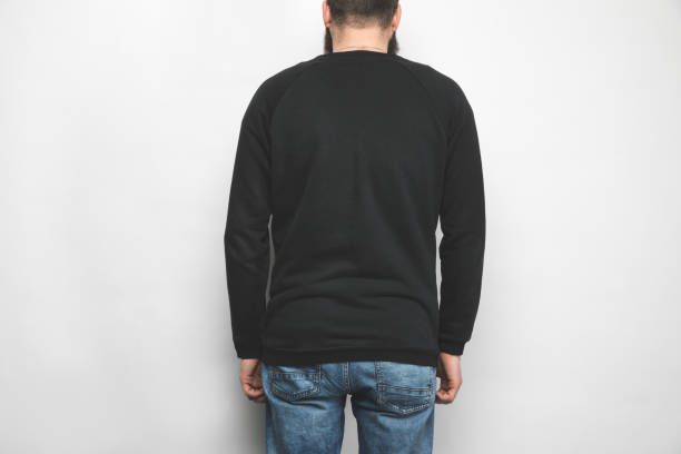 istock back view of man in black sweatshirt isolated on white 926316122