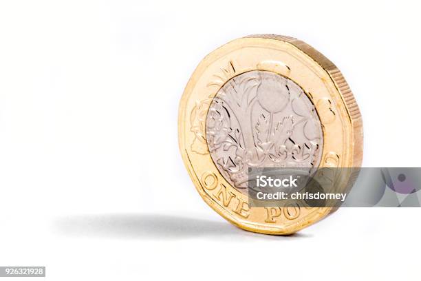 One Pound Coin Stock Photo - Download Image Now - One Pound Coin, Coin, British Currency