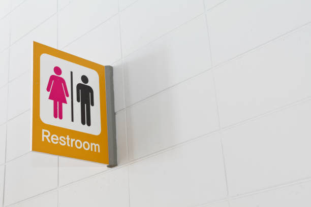 istock Public Restroom sign on a wall 926325392