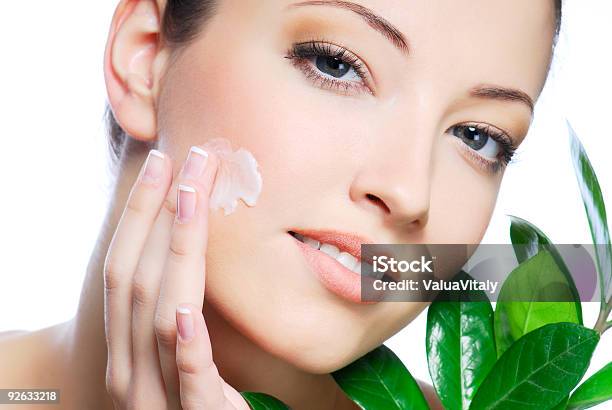 Beauty Stock Photo - Download Image Now - Getting Dressed, Moisturizer, Women