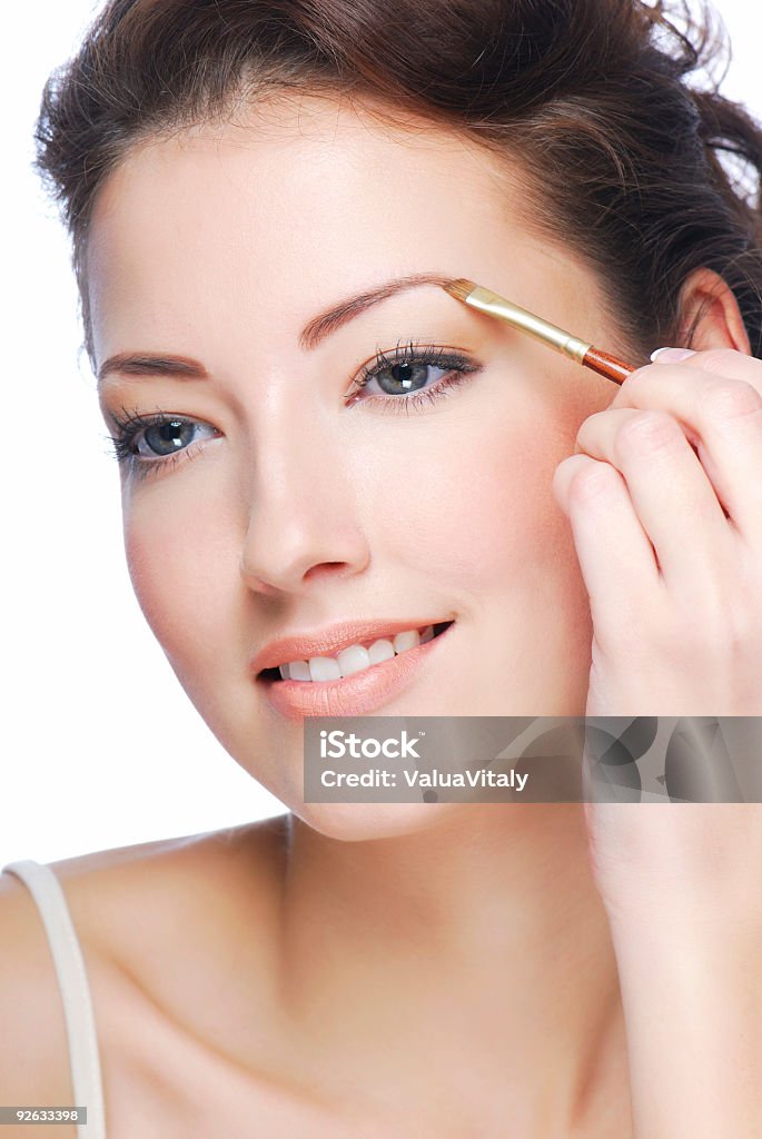Beleza as sobrancelhas - Foto de stock de Adulto royalty-free