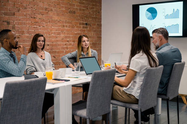 istock Colleagues at a small conference room 926362532