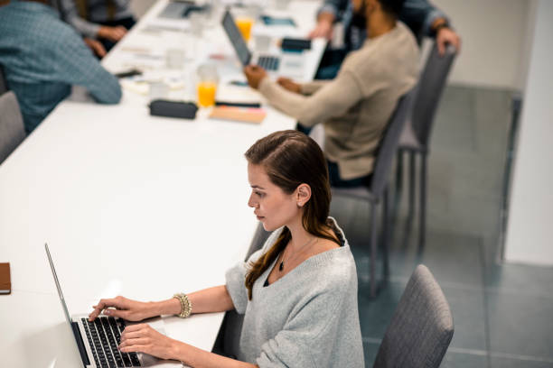 istock Colleagues at a small conference room 926362582
