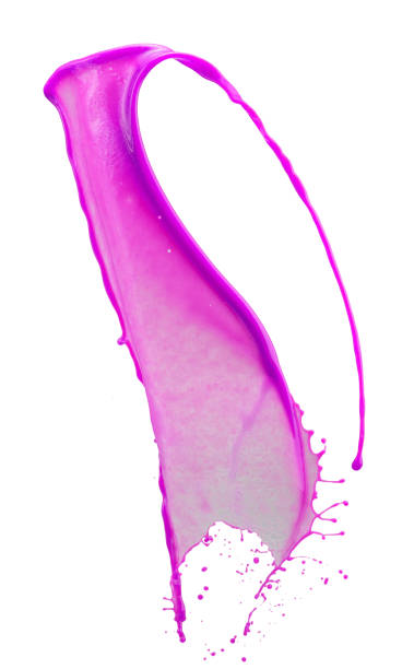 istock pink paint splash isolated on a white background 926384624