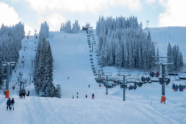 istock Ski resort in winter in Sweden 926393892