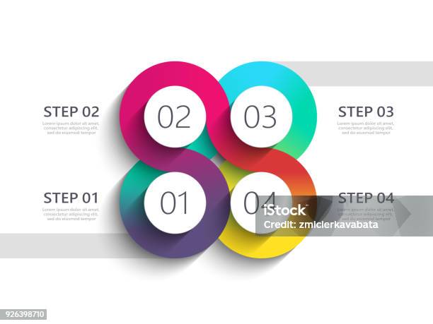 Winding Road Way Location Infographic Template With A Phased Structure Stock Illustration - Download Image Now