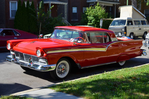 istock A classical old American car on street 926414754