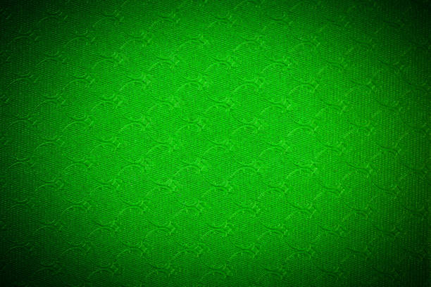 istock Green christmas background with ornament texture 926424958
