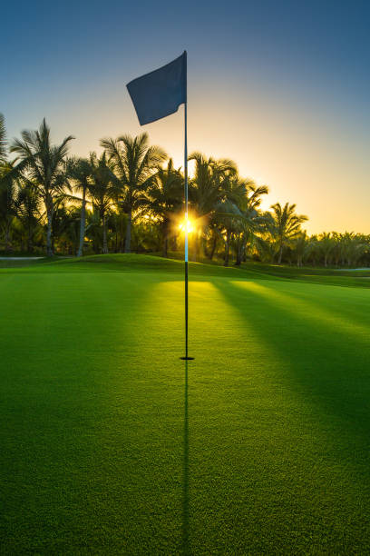 istock Golf course in the tropical island 926427408