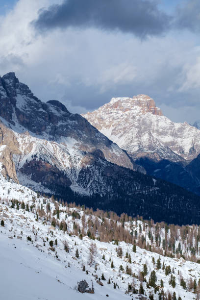 istock Mountains snow on Italy Dolomites 926428064