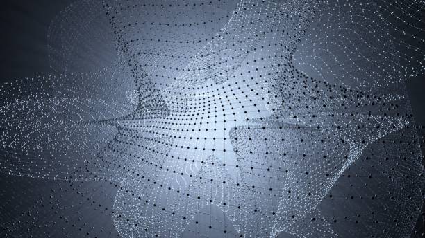 istock Molecule model with connected lines with dots on dark background. Medicine, technology, chemistry or science background. Scientific or medical background with molecules and atoms. 3d illustration 926428110