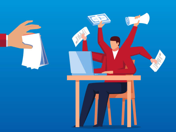 Multiple Computer Confusion 710+ Cartoon Confusion Businessman With Computer Stock Photos, Pictures ...