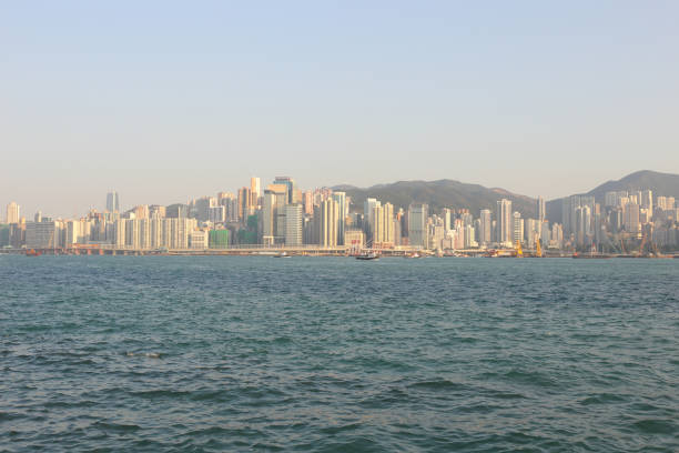 istock Victoria harbour and hongkong skyline 926461646