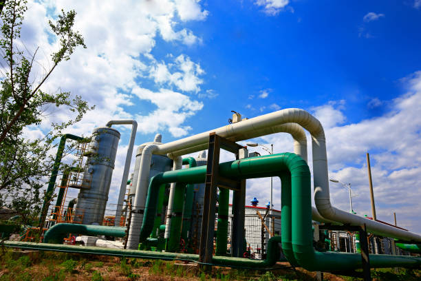 istock Oil pipes and valves 926467208