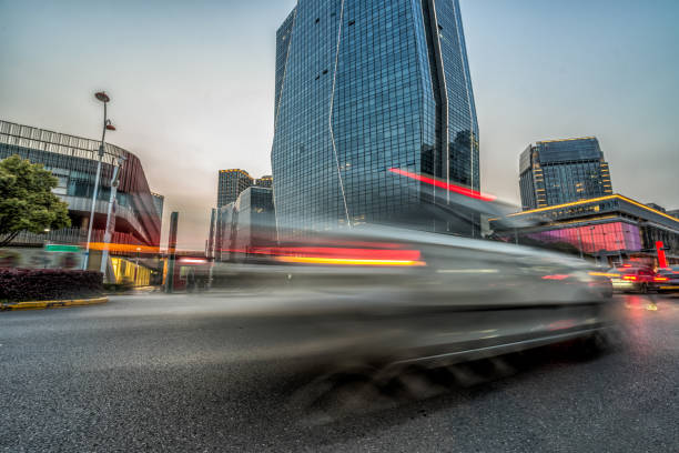 istock Traffic night of city 926472614