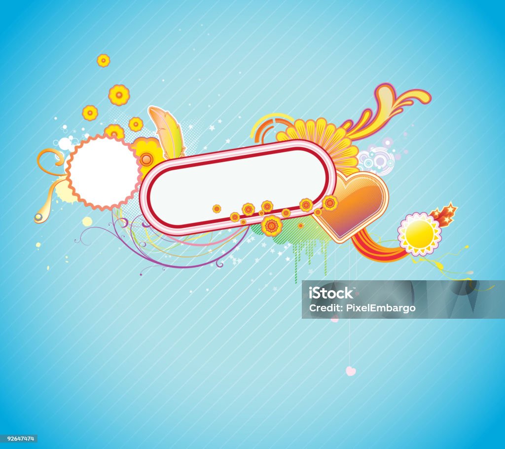 Funky Frame Design Funky Frame Stock Illustration - Download Image Now - Abstract, Art ...