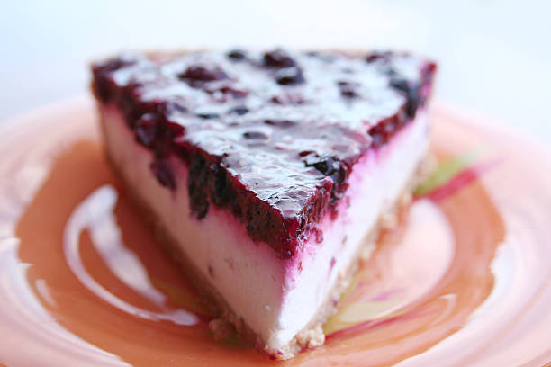 Sharp Dessert Sweet blueberry cake  georgijevic stock pictures, royalty-free photos & images