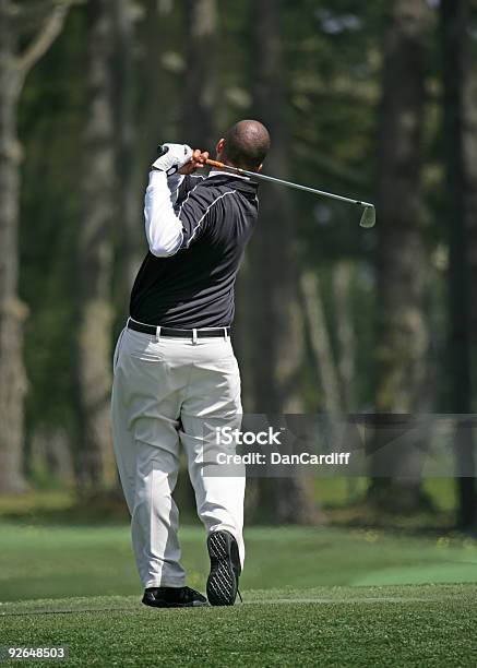 Golfspieler Stockfoto und mehr Bilder von Golf - Golf, Abschlagen, Afrikanischer Abstammung