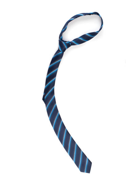 istock Blue and white tie Isolated on White Background. 926486374